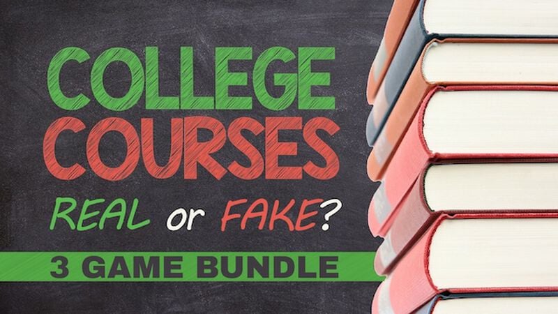 College Course: Real of Fake 3 Game Bundle